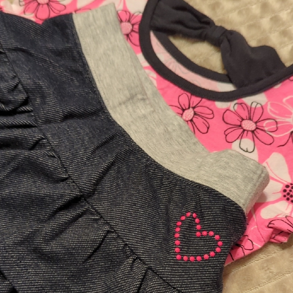 Pink Floral Top and Ruffled Skort Set - Picture 6 of 9